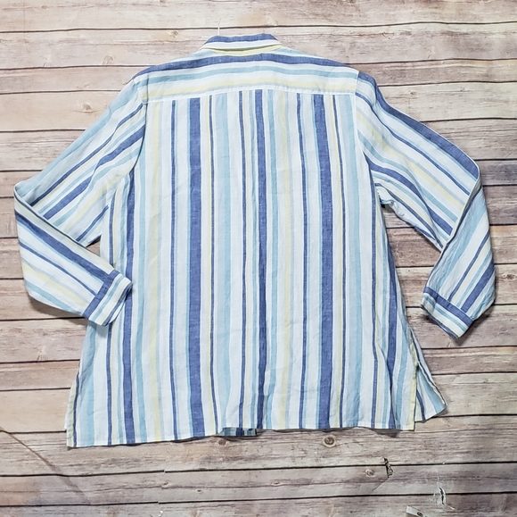 J. Jill Love Linen Shirt - Picture 2 of 8